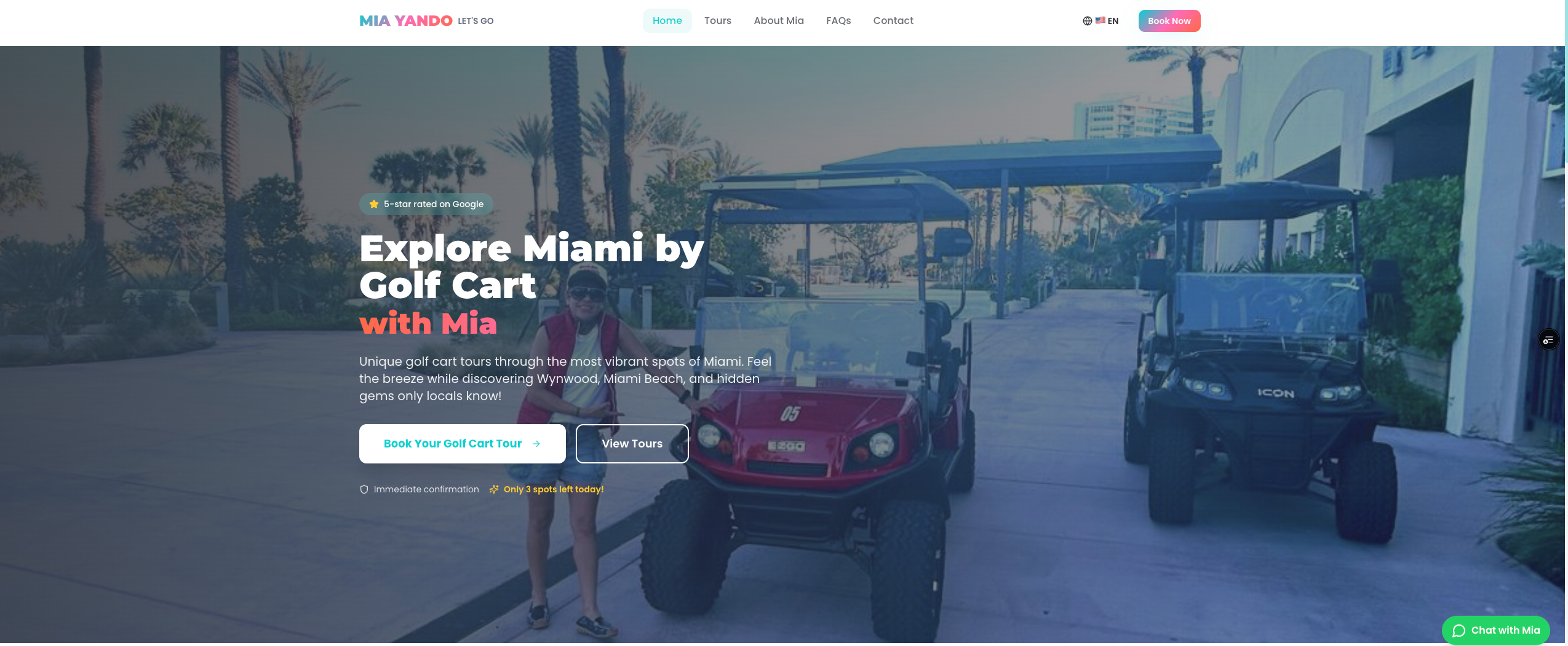 Mia Yando Let's Go! Website